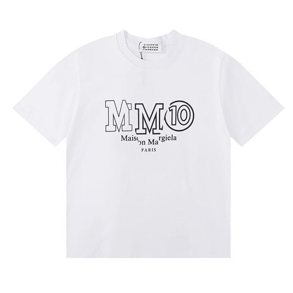 ★日本!!人気!MM6 メゾン マルジェラ スーパーコピー ナンバリング ロゴ Tシャツ 2色 Mae69112