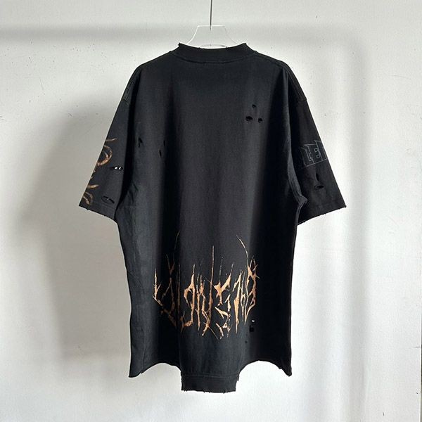 一目惚れ♪ バレンシアガ Tシャツ 偽物 ボクシーフィット bai91518