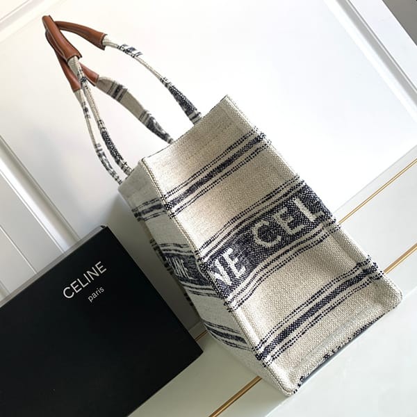 ★日本!!人気!セリーヌ 偽物 テキスタイルロゴ ラージ カバ タイス トートバッグ Ceo41111