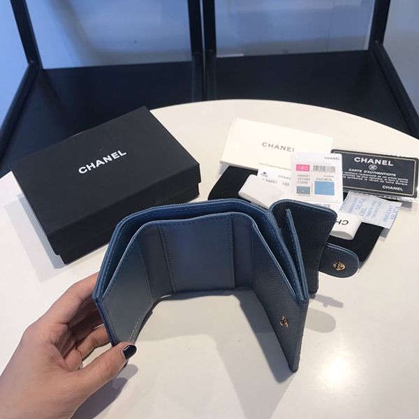 超人気シャネル スモールウォレット 偽物 3つ折り財布 shy46470