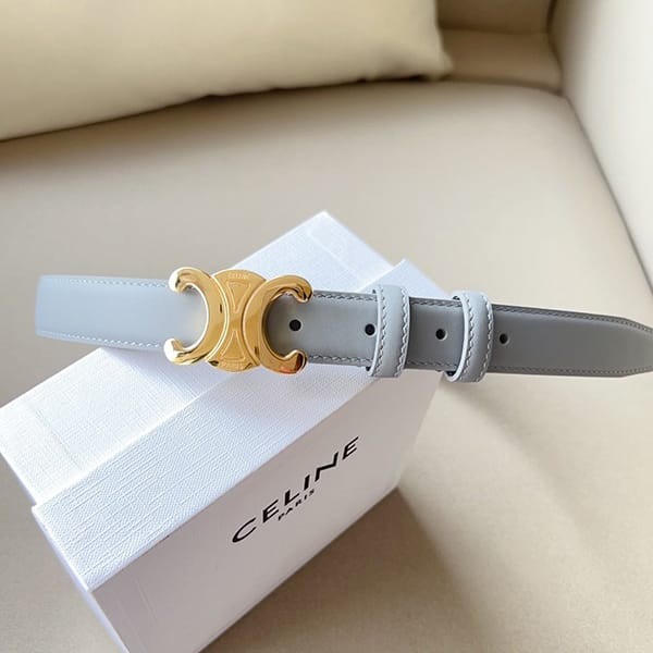 絶対欲しい!セリーヌ ベルト コピー 25mm トリオンフ カーフ スキン ゴールド Cer11695