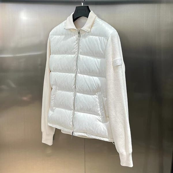 ★安心ディオール オブリーク ウールニット ブルゾン 偽物 2色 dep69609