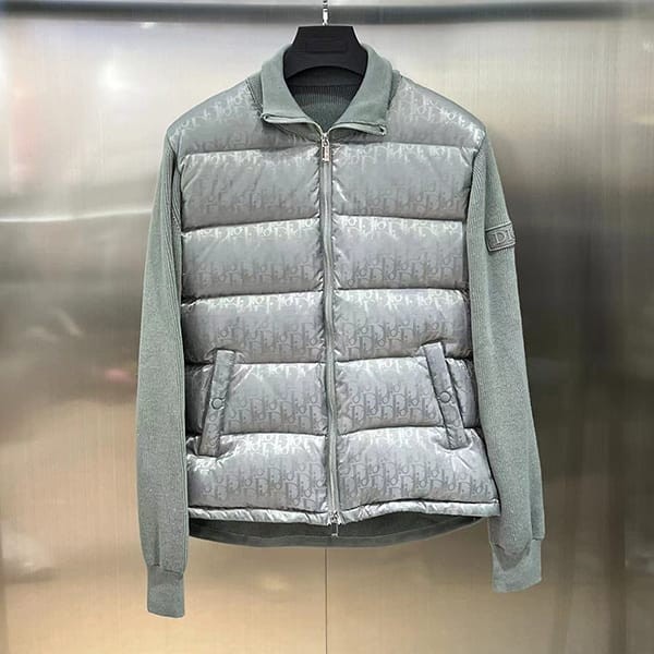 ★安心ディオール オブリーク ウールニット ブルゾン 偽物 2色 dep69609