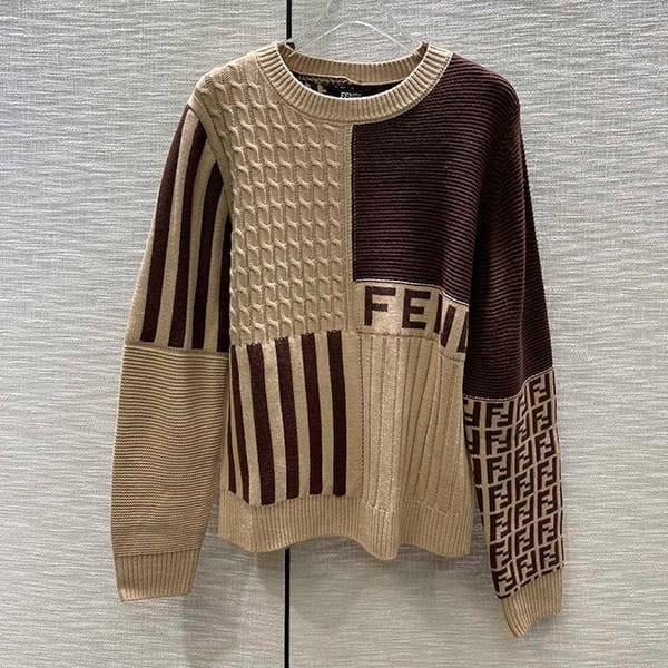 フェンディ カシミアウール セーター ロゴ スーパーコピー fel96240
