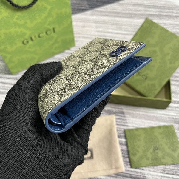 超希少★レア!グッチ GGスプリーム 二つ折り財布 コピー guf61716