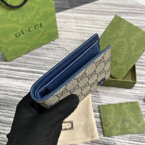 超希少★レア!グッチ GGスプリーム 二つ折り財布 コピー guf61716