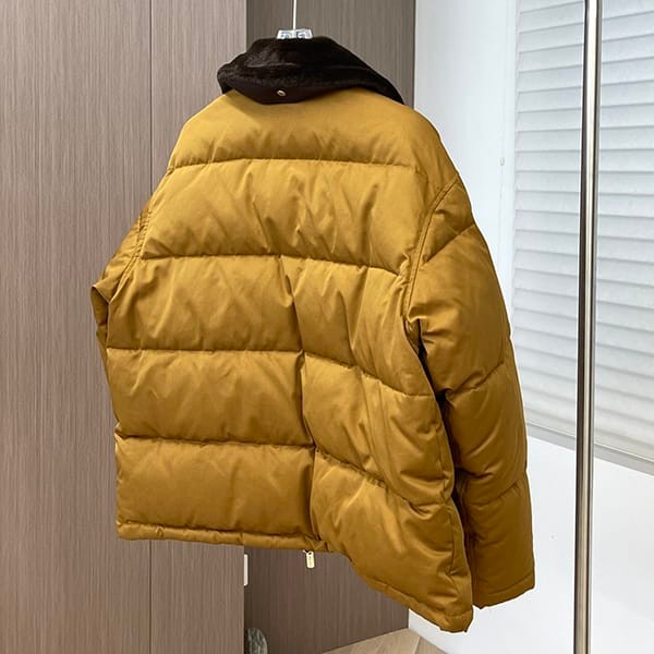 絶対欲しい!ミュウミュウ 偽物 ギャバジンダウンジャケット ML985_13O0_F0091_S_232 F0091S232