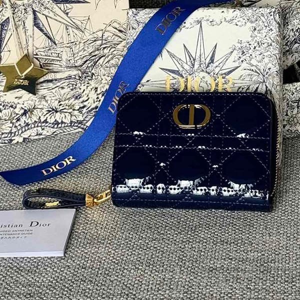★安心レディディオール 偽物 VOYAGEUR スモール ジップコインケース dem72019