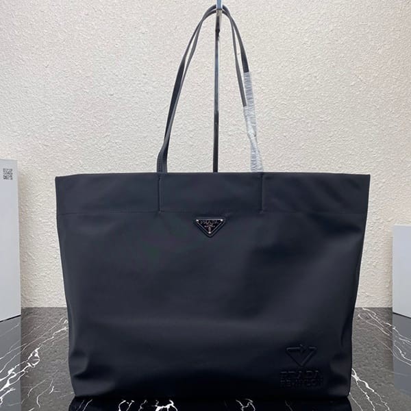 プラダ★Re Nylon xサフィアーノレザー トートバッグ 偽物 puq35309