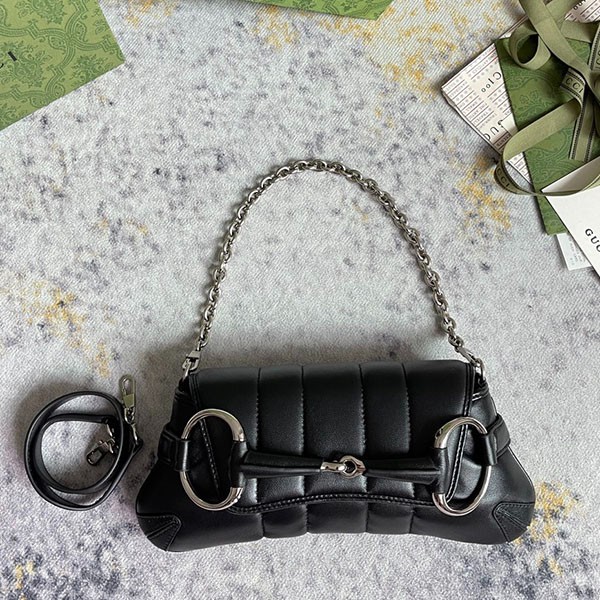 すぐ届く グッチ ホースビットチェーン スモール ショルダーバッグ 偽物 764339AACU11000