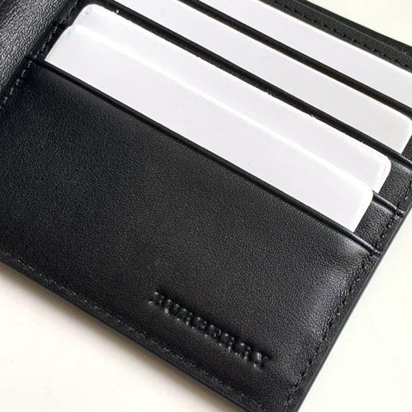 バーバリー チェック レザー 財布 偽物 Bay71802