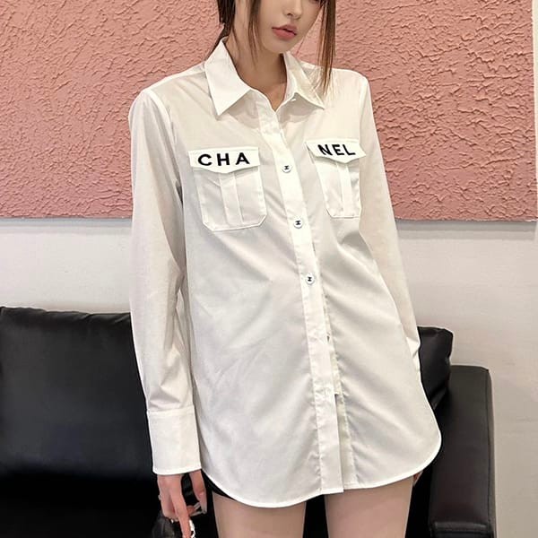 ★日本!!人気!シャネル 長袖 シャツ 偽物 ブラウス コットン shl12494