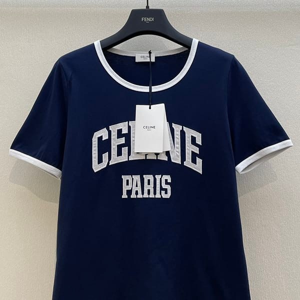 速達発送セリーヌ PARIS 70S クラシックフィット Tシャツ コピー Cen67851