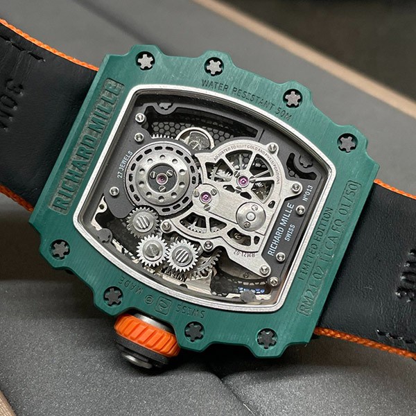 リシャールミル 偽物 トゥールビヨン エアロダイン rig55450