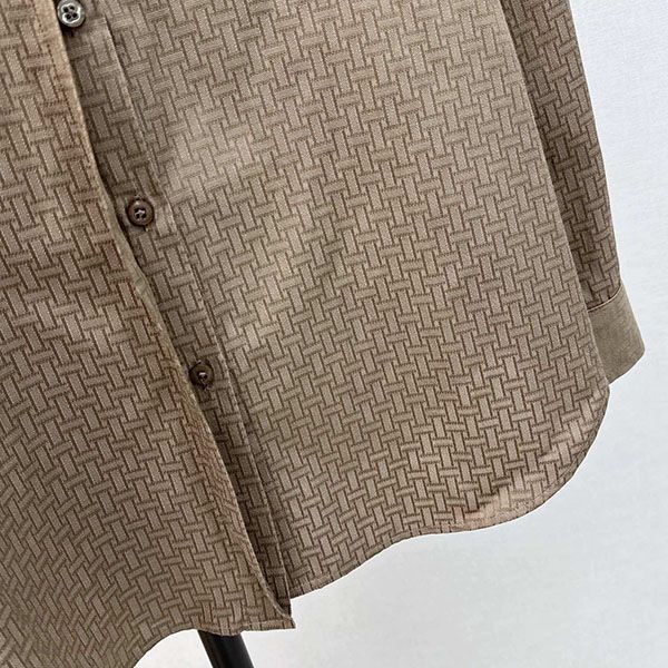 確保済み エルメス モチーフ メンズライク シャツ erh93401