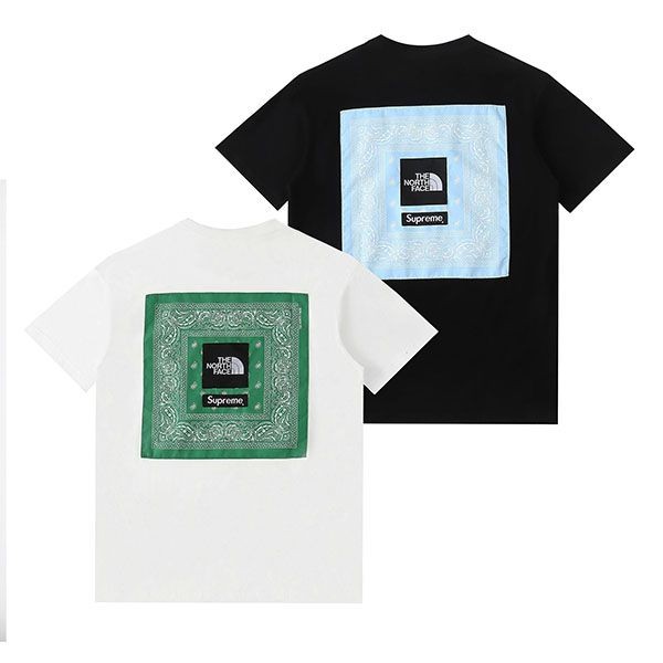 シュプリーム x ノースフェイス コピー S/S Tシャツ Sho22287