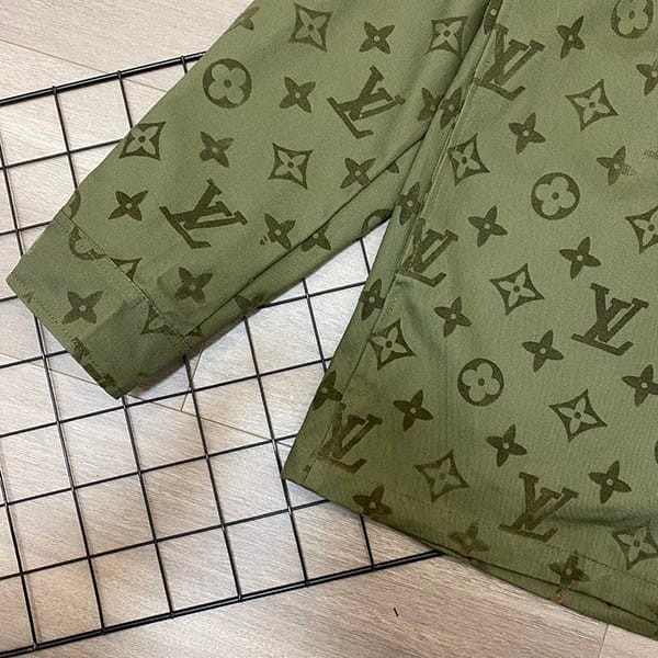 絶対欲しい!ルイヴィトン n級品 モノグラムコットンオーバーシャツ vuj00900