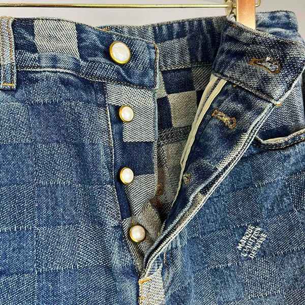 【セットアップでかっこいい♪】ルイヴィトン★デニムパンツ 偽物 1AFIA5