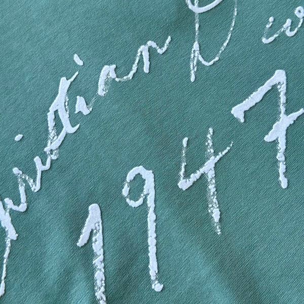 ブティック♪ディオール 手書き風 1947 ロゴtシャツ 偽物 dev52471