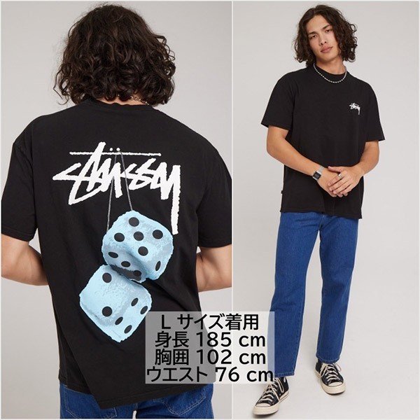 ステューシー ダイス tシャツ 偽物 Fuzzy Dice Tee 半袖 ロゴ Tシャツ 8色 suw50963