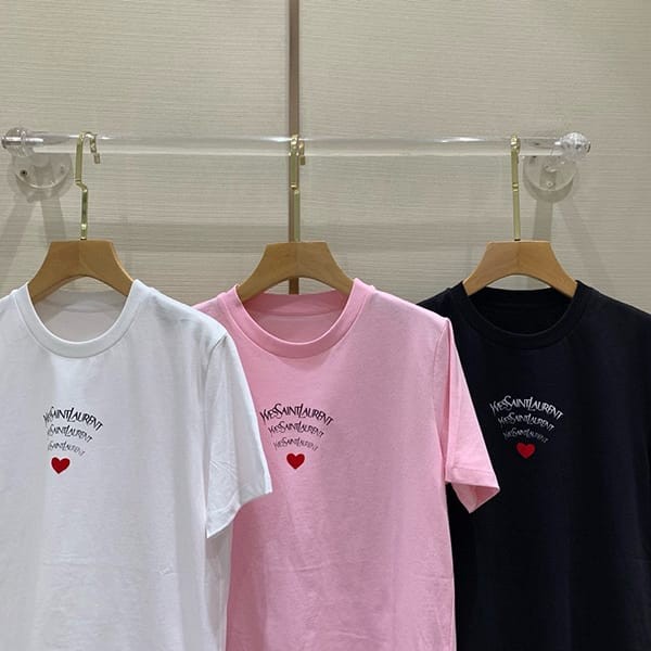 送料無料サンローラン シグネチャーロゴ Tシャツ パロディ3色 Sai11334