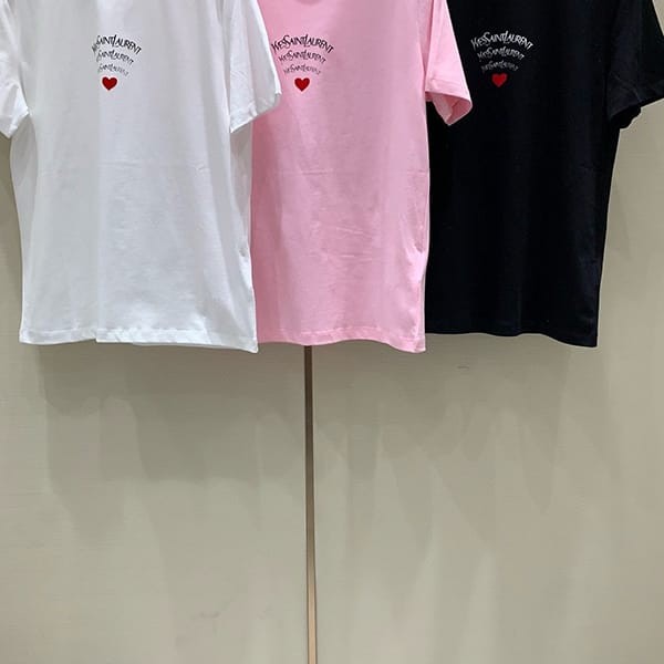 送料無料サンローラン シグネチャーロゴ Tシャツ パロディ3色 Sai11334
