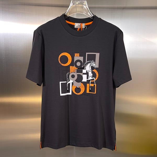 定番エルメス パチモン カプセルスポーツ カットソーTシャツ 2色 ern30939