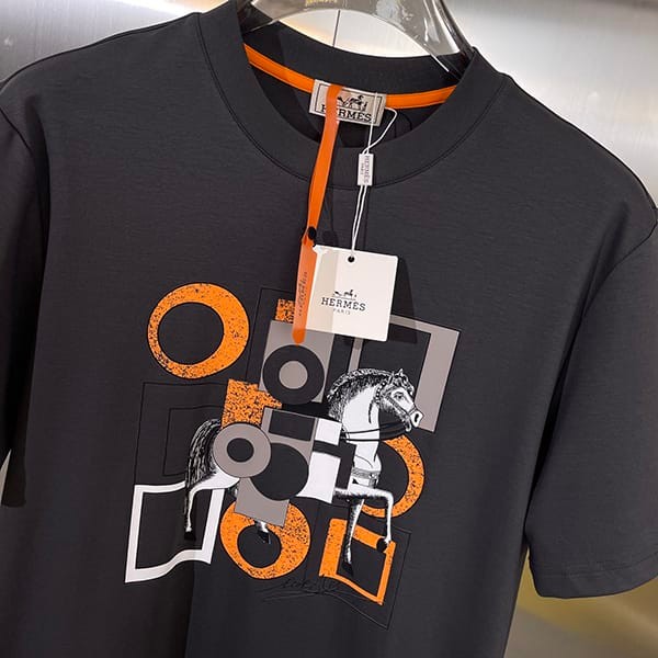 定番エルメス パチモン カプセルスポーツ カットソーTシャツ 2色 ern30939