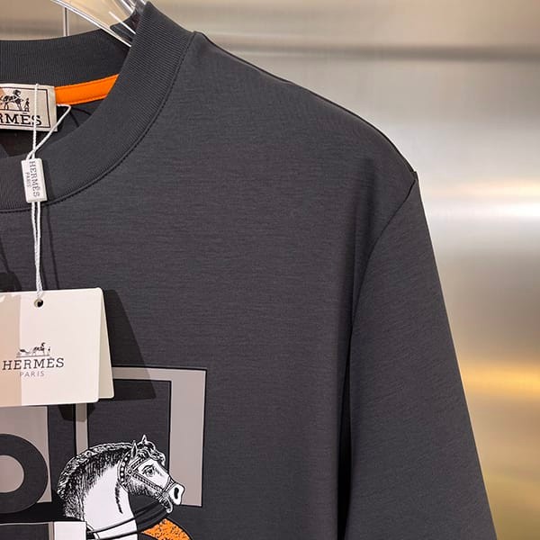 定番エルメス パチモン カプセルスポーツ カットソーTシャツ 2色 ern30939