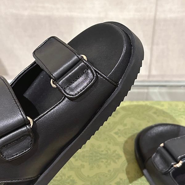 超希少!グッチ スーパーコピー モリッツGGレザーサンダル guq28177