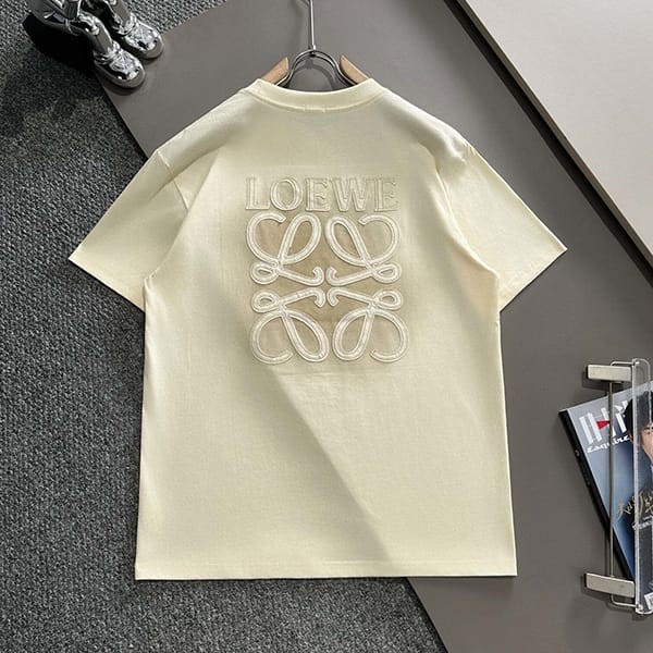 ロエベ リラックスフィット Tシャツ パロディ 2色 loj89519
