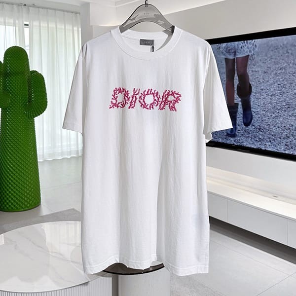 定番ディオール n級品 コラールロゴ Tシャツ der99387