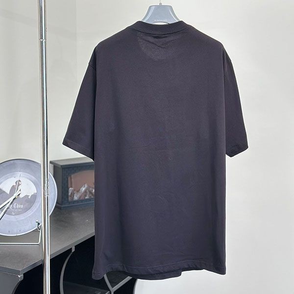 素敵な バレンシアガ Tシャツ 偽物 ミディアムフィット ロゴ bac39316