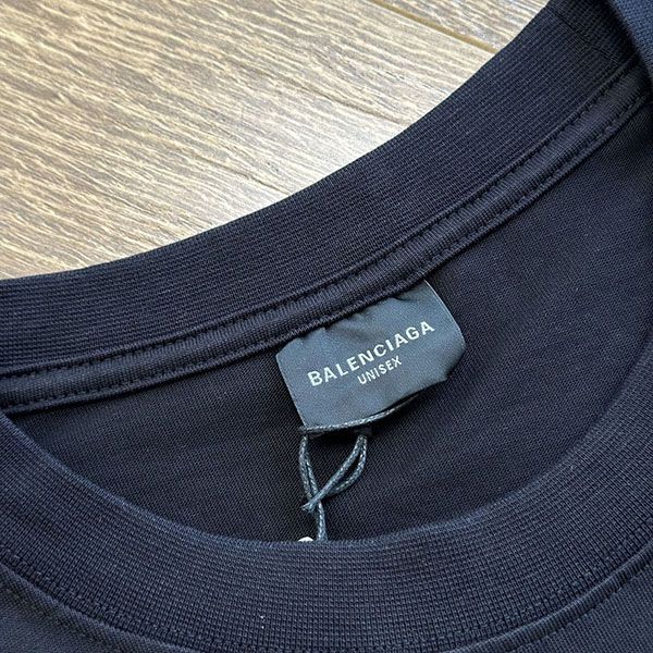 素敵な バレンシアガ Tシャツ 偽物 ミディアムフィット ロゴ bac39316