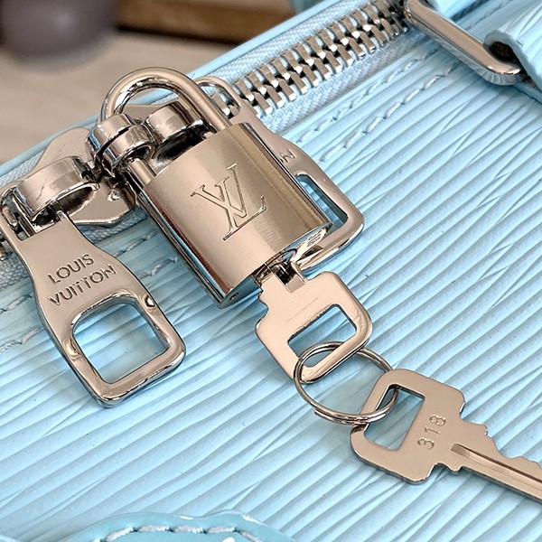 LOUIS VUITTON ルイヴィトン エピ ボストンバッグタグ南京錠鍵付 LOUIS VUITTON ルイヴィトン エピ ボストンバッグタグ南京錠鍵付
