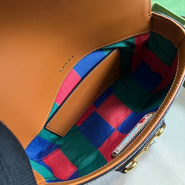 限定品!! グッチ Horsebit 1955 キャンバス 偽物 レザー ショルダーバッグ 2色 gue80465