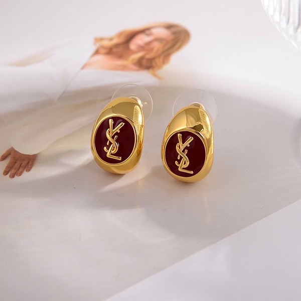 サンローラン YSL フープ ピアス 偽物 ゴールド Sah29495