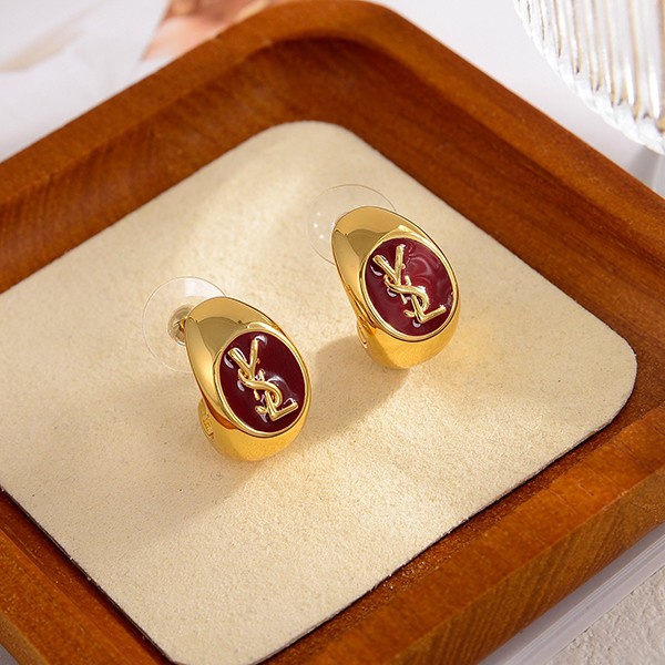 サンローラン YSL フープ ピアス 偽物 ゴールド Sah29495