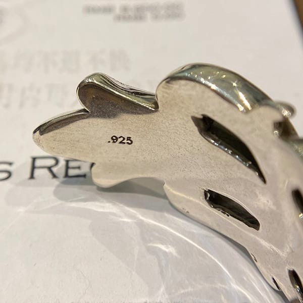追跡付き 安いクロムハーツ ダブルフローラルクロスカフ レスレット パロディ Kuf50286