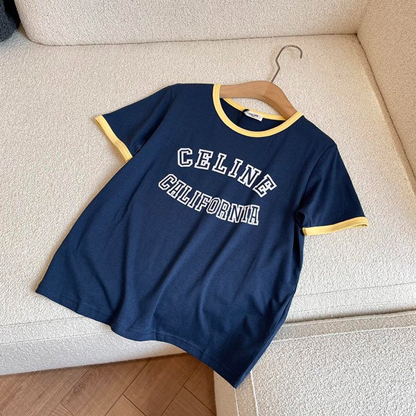 セリーヌ PARIS 70S Tシャツ 偽物 コットンジャージー ホワイト 2X36H671Q