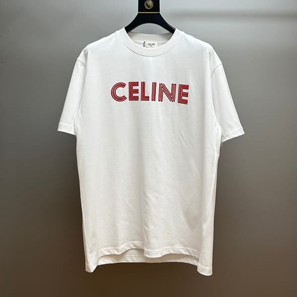 【使い勝手抜群】セリーヌ コットン ルーズ Tシャツ スーパーコピー 2色 Cel11051