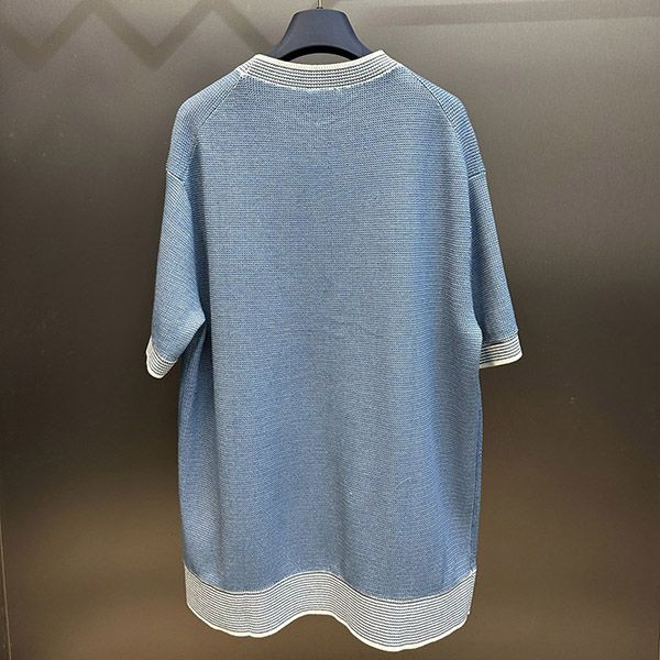 お洒落 ディオール ロゴ入り パロディ トラマートニット Tシャツ dee33432