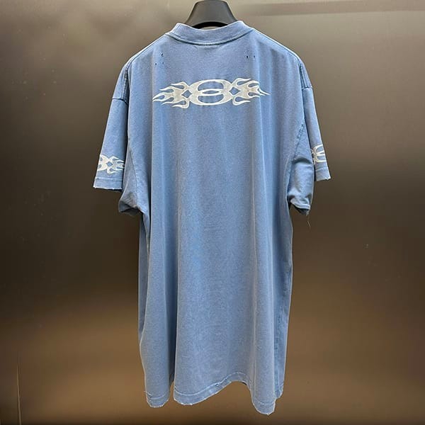 希少バレンシアガ コピー Burning Unity Tシャツ ロゴ 半袖 コットン