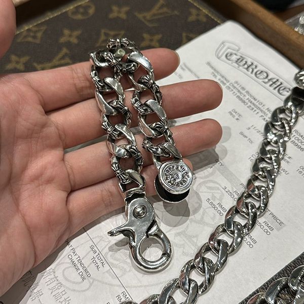 A&G エーアンドジー AG ブレスレット チェーン コマ クロムハーツ好きに A&G エーアンドジー AG ブレスレット チェーン コマ クロムハーツ好き