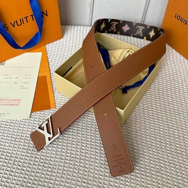 使い勝手抜群】ルイヴィトン パチモン ベルト LV タグ 40MM