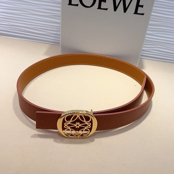 高級ブランドロエベ コピー Anagram リバーシブル エリプス ベルト loz81309