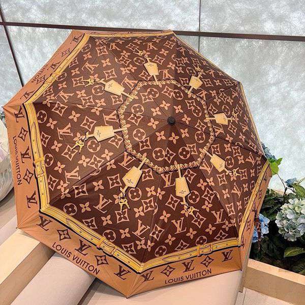 新色☆希少 ルイヴィトン 三折りたたみ傘 偽物☆雨晴兼用 vue99969
