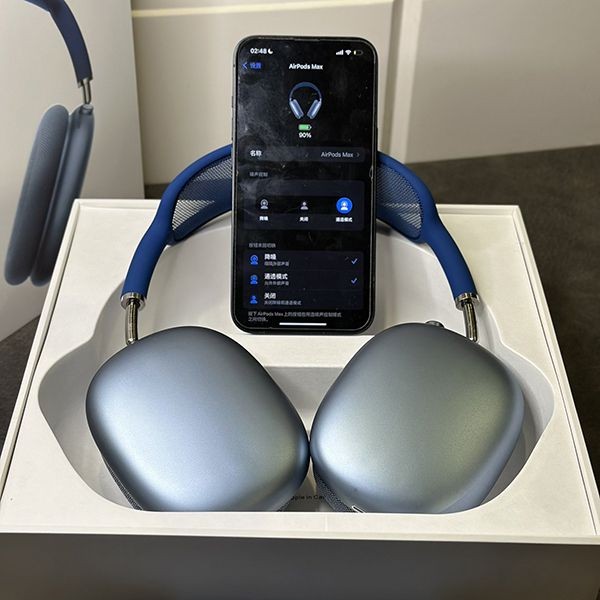 AirPods Max スーパーコピー アップル ワイヤレスヘッドホン☆ブルー
