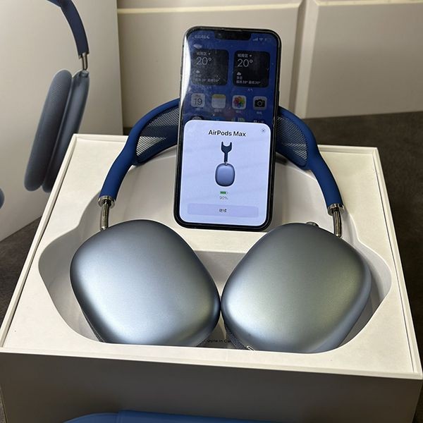 AirPods Max スーパーコピー アップル ワイヤレスヘッドホン☆ブルー