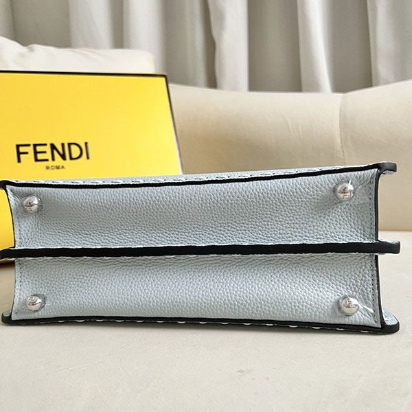フェンディ N級品 ライトブルー セレリアバッグ ロゴ feq81062